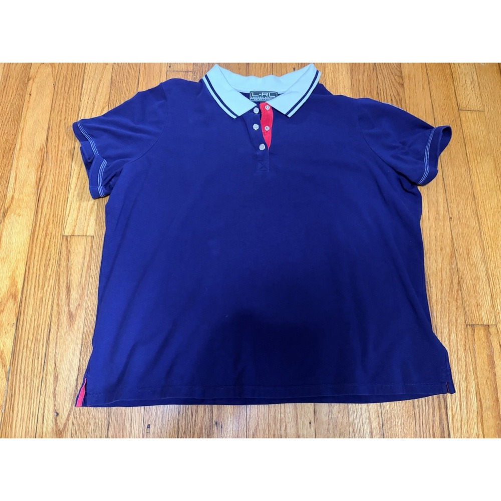 Ralph Lauren Active Polo Shirt Blue Women's Size 3X
